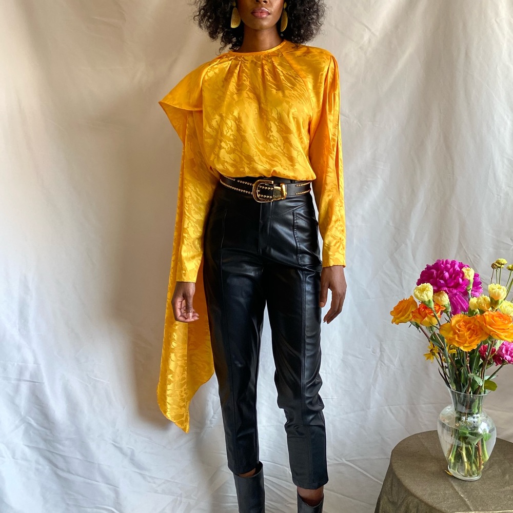 Vegan leather pants